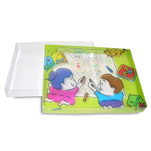 Stationery transparent box